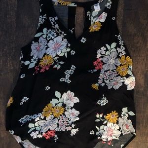 Light sleeveless floral print